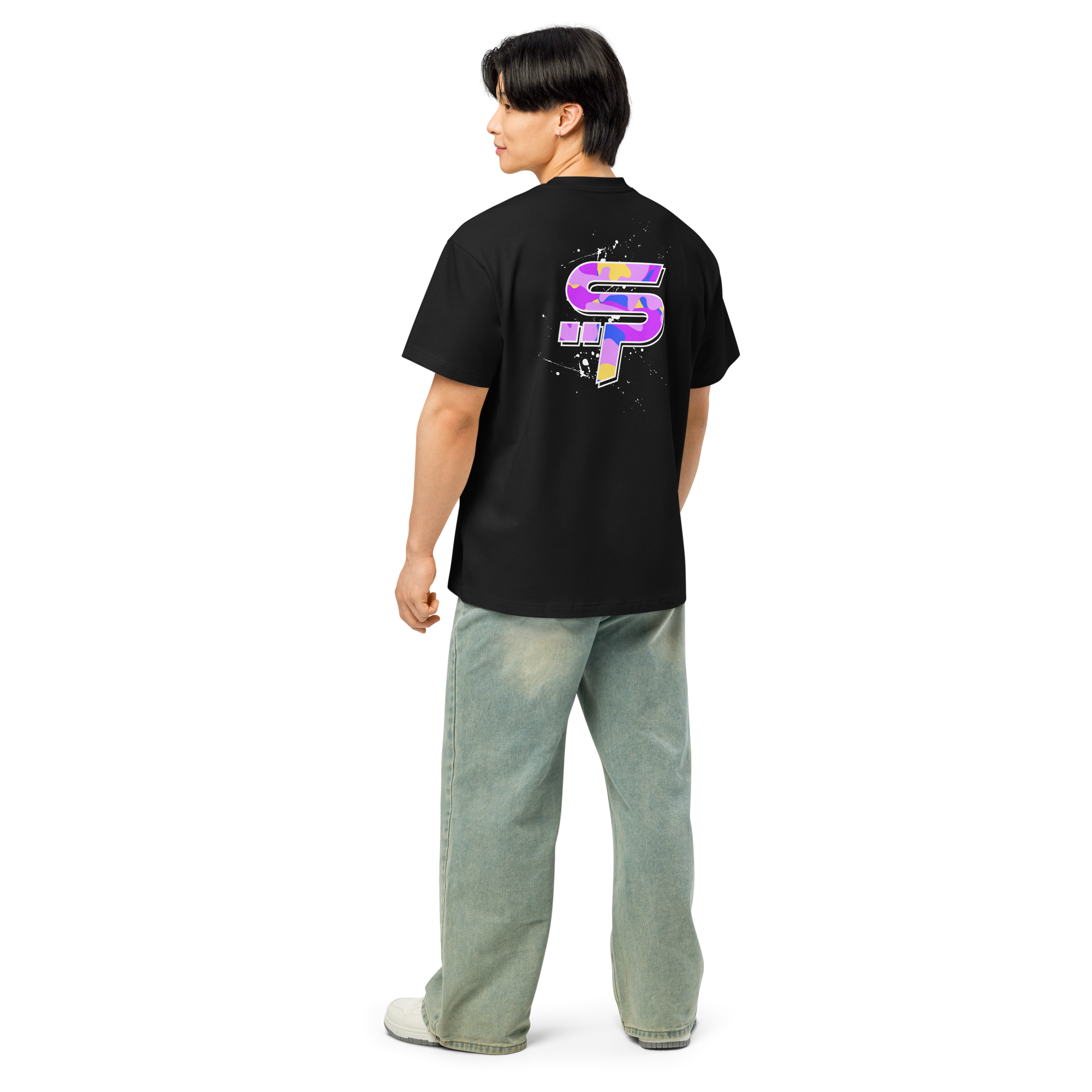 "SP" Paddle Pop Camo Heavy Box Tee