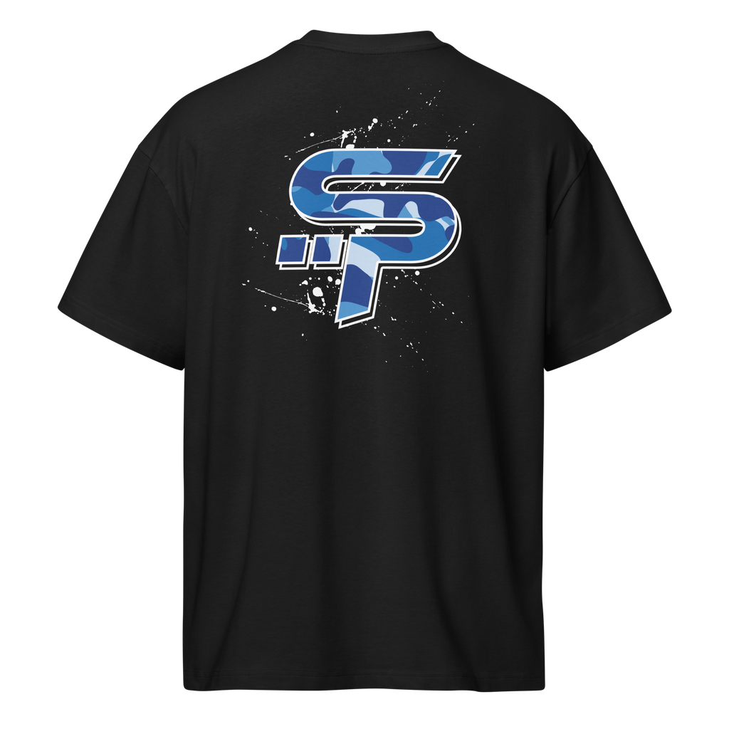"SP" Blue Camo Heavy Box Tee