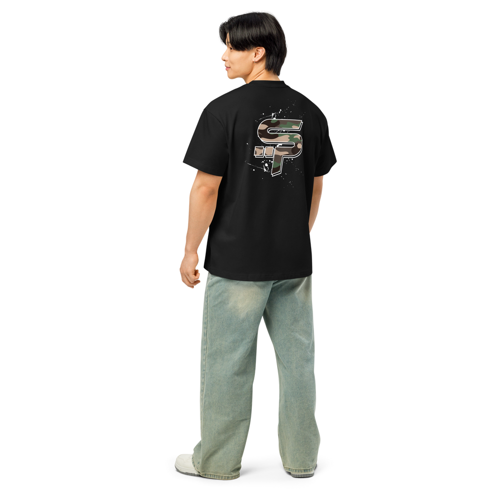 "SP Green Camo Heavy Box Tee