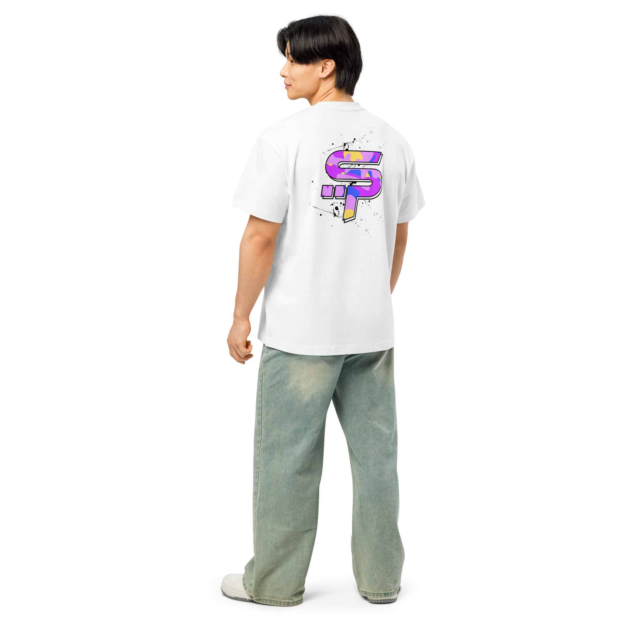"SP" Paddle Pop Camo Heavy Box Tee