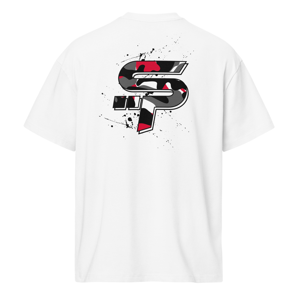 "SP" Red Camo Heavy Box Tee