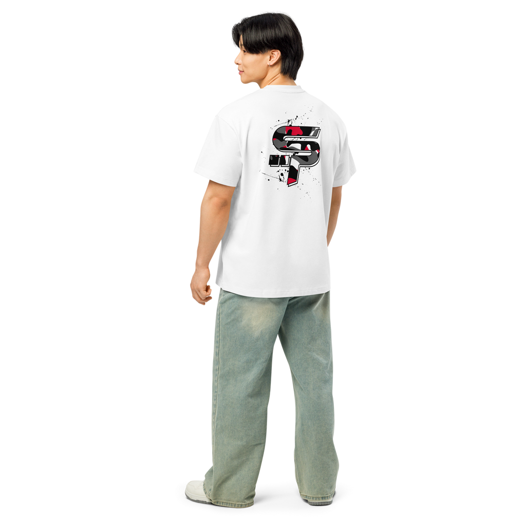 "SP" Red Camo Heavy Box Tee