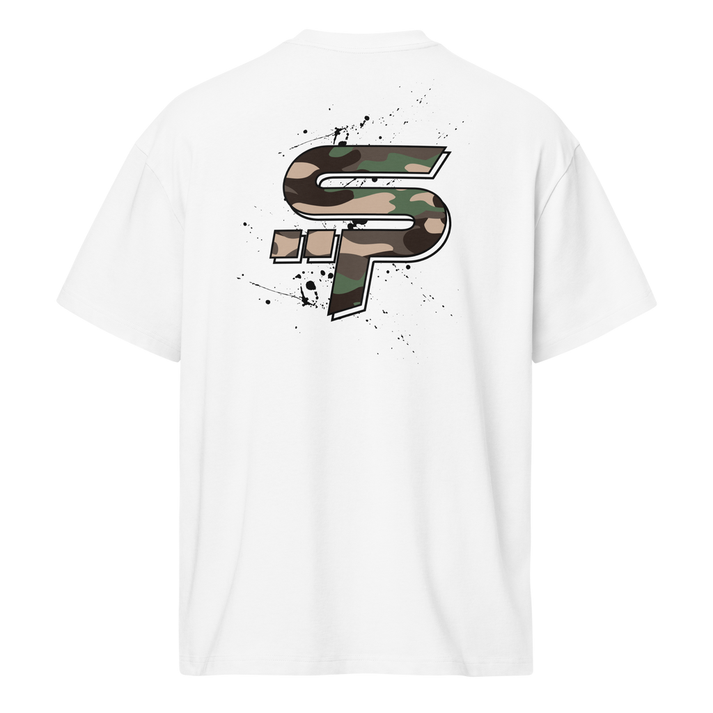 "SP" Green Camo Heavy Box Tee