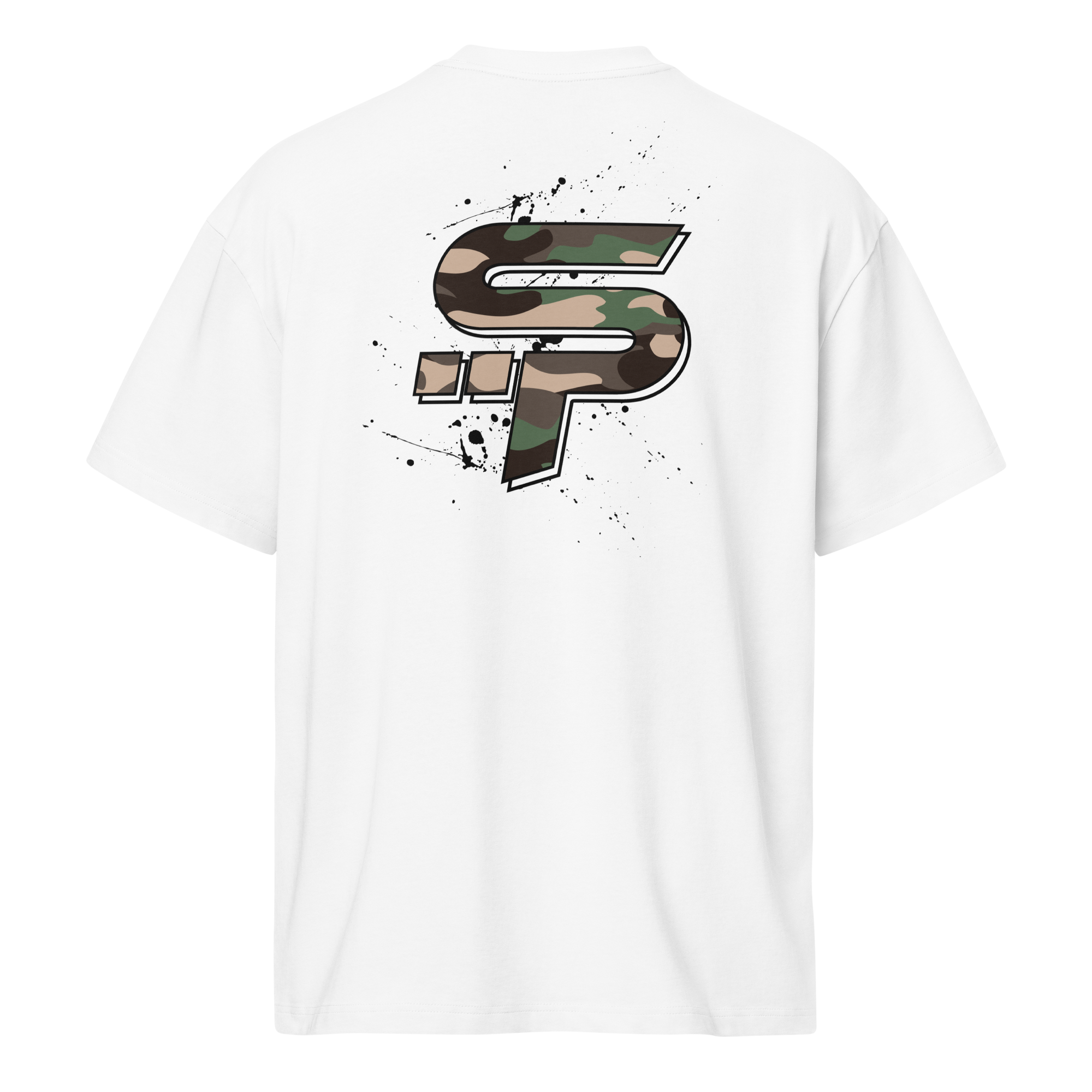 "SP" Green Camo Heavy Box Tee