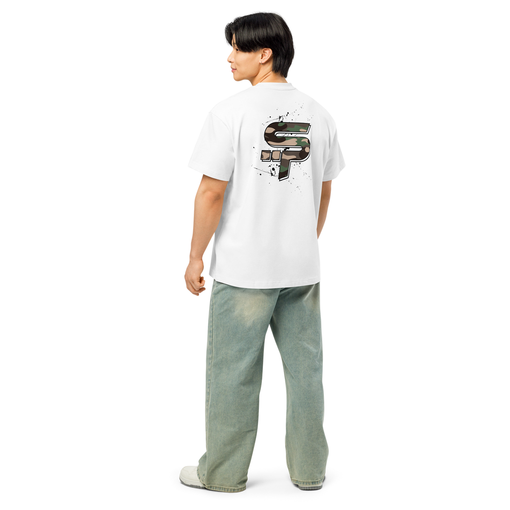 "SP" Green Camo Heavy Box Tee