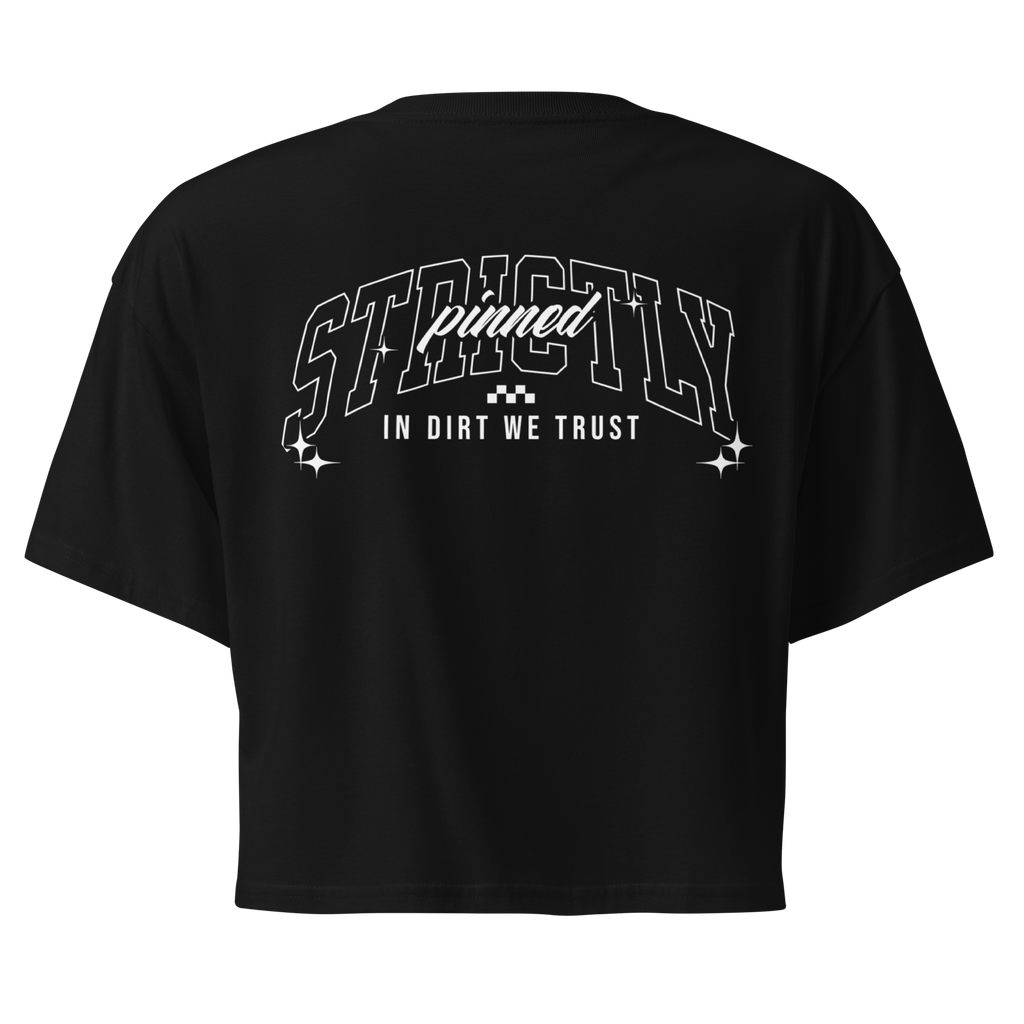 "In Dirt We Trust" Women's Crop