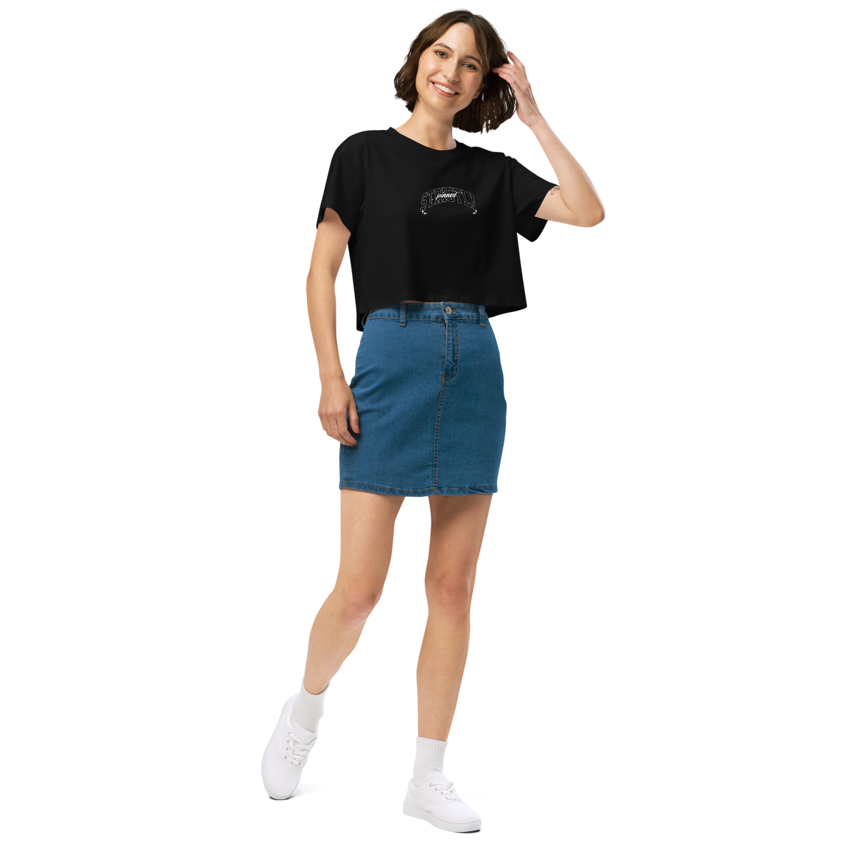 "In Dirt We Trust" Women's Crop