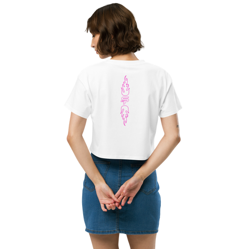 "Burning Love" Women's Crop